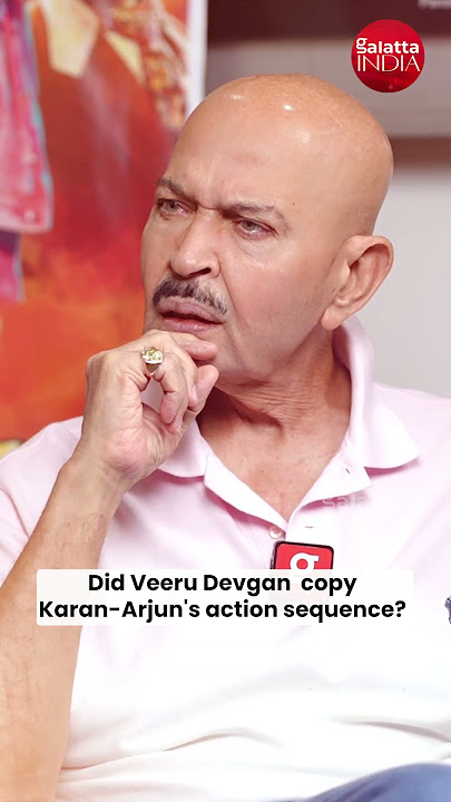 Did #ajaydevgn 's father Veeru Devgan copy Karan-Arjun's action scene in Vijaypath?