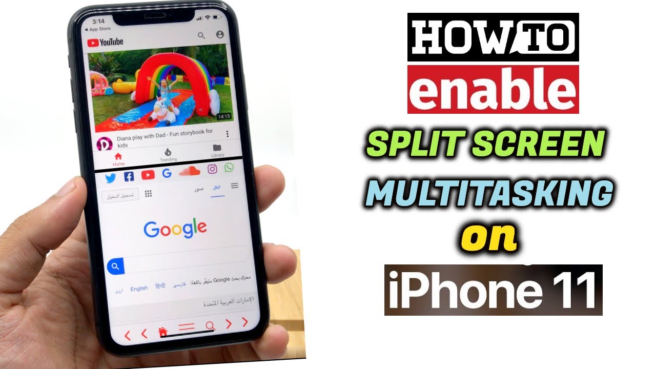 how to split screen on iphone 11