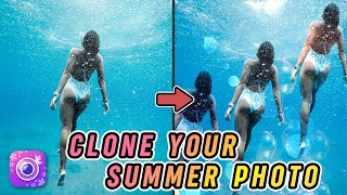 Dive Into The Summer With Our Clone Feature | Photo Editing Tutorial | YouCam Perfect screenshot 5