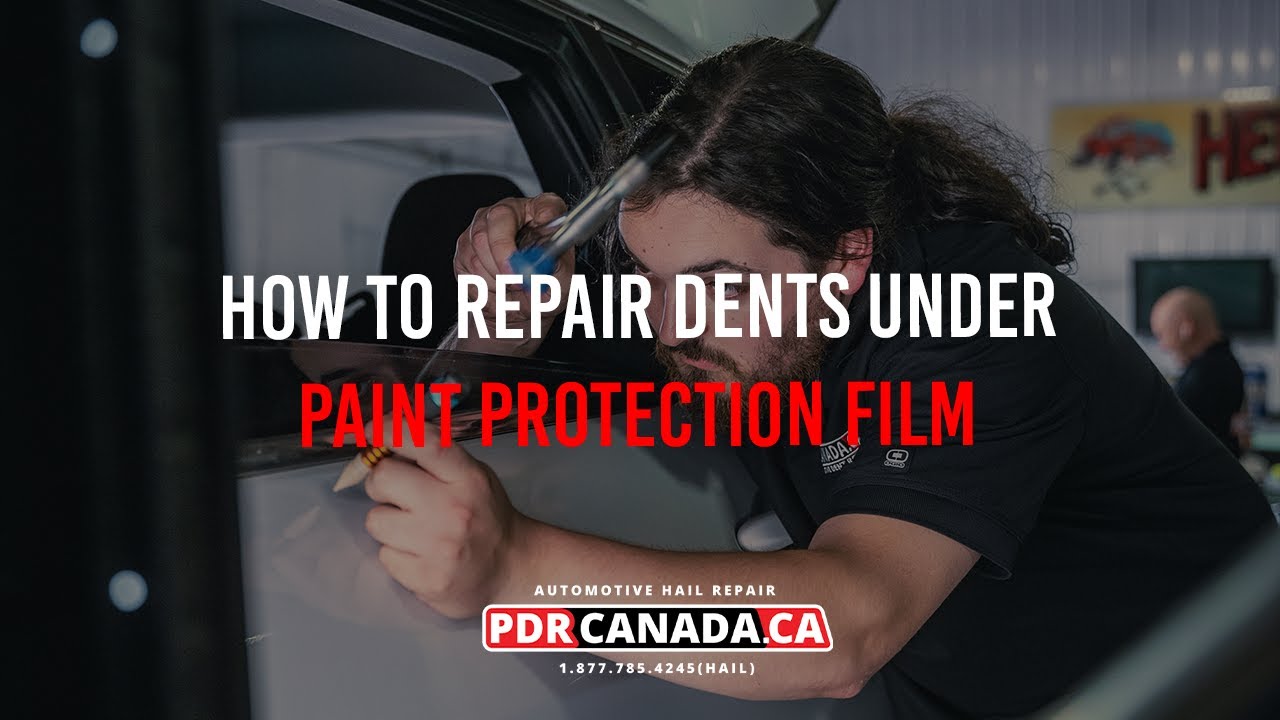 How to Repair A Dent Under PPF | PDR CANADA - YouTube