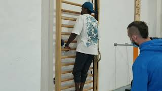 Swedish Ladder • Front Support  & Rear Support •  Straight Arm Strength