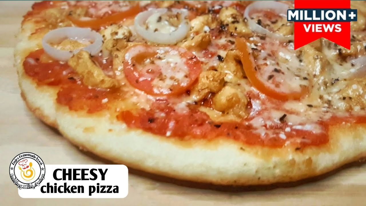 পারফেক্ট চিজি চিকেন পিৎজা তৈরির রেসিপি Baked Pizza Recipe Italian Pizza Homemade Pizza