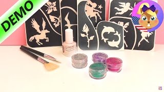 Temporary glitter tattoos to make yourself! How to: Temporary Glitter Tattoo screenshot 5