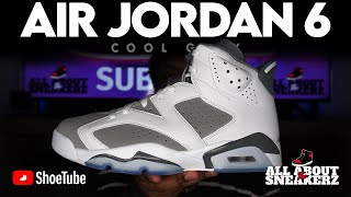 AIR JORDAN 6 'COOL GREY' UNBOXING & REVIEW!!