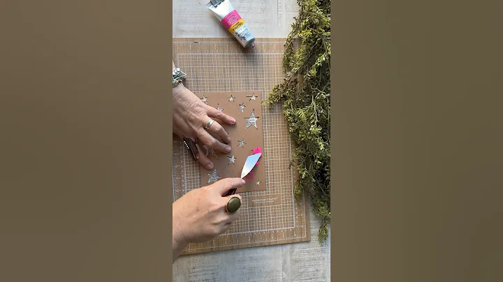 The easiest way to make mixed media stencils #junkjournal #junkjournaling #mixedmedia #artjournal