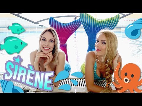 SANDREA DEVIENT SIRÈNE ! avec Claire la Sirène 🐠