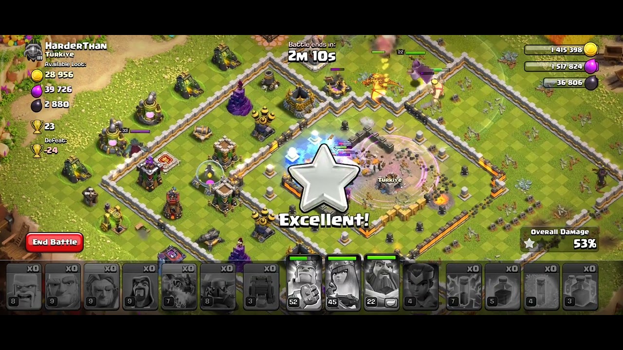 coc clan village attack 6 YouTube