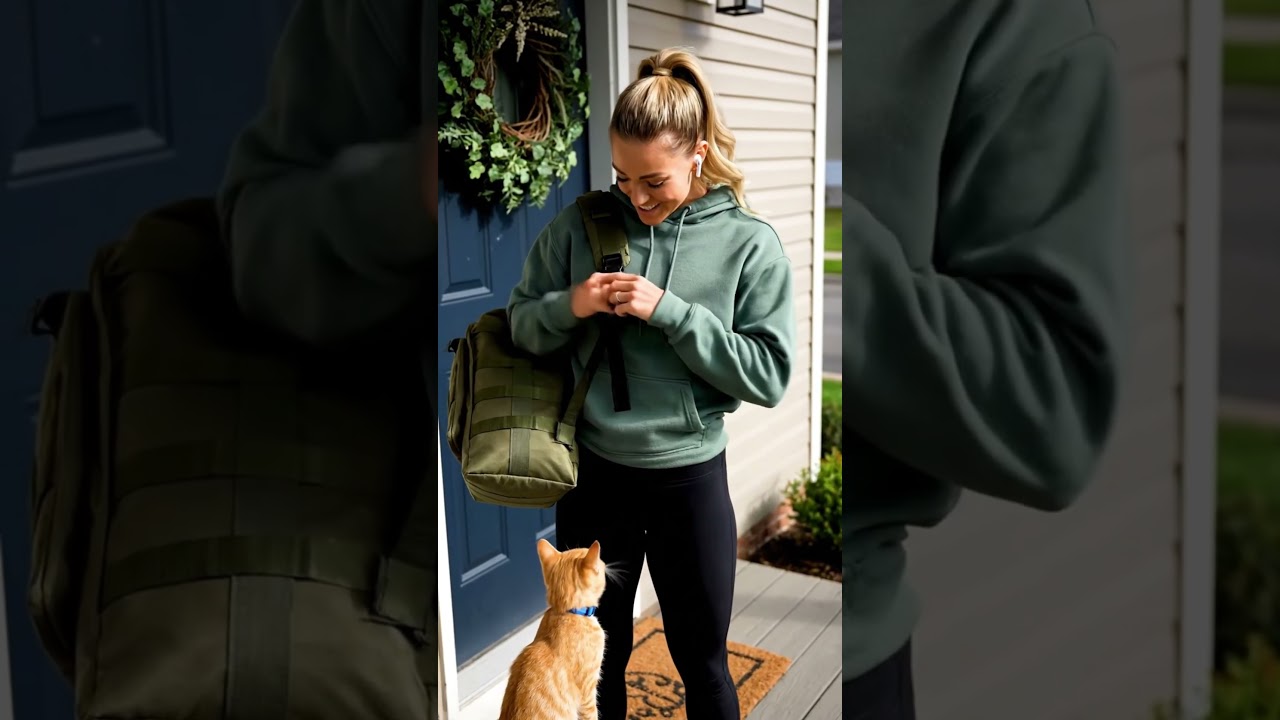 ¡Iba al gym… y encontró esto en su bolso! 😱🐱💪