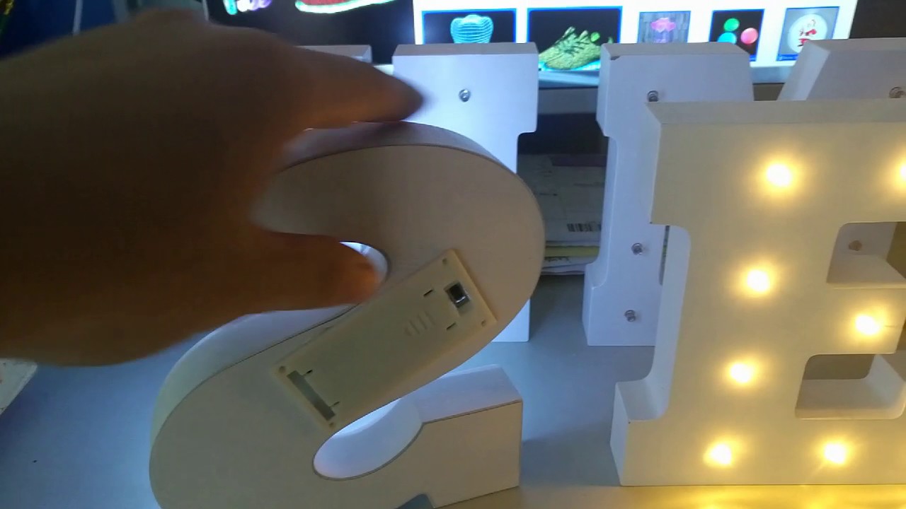 light up wooden alphabet