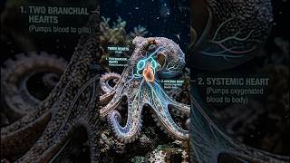 🐙 This Sea Creature Has 3 Hearts! 😱 #shorts