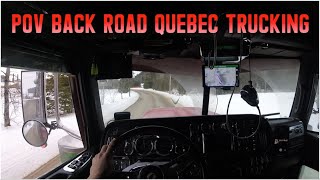 POV Backroad Quebec Trucking by Shamrock Sean 361 views 2 years ago 9 minutes, 25 seconds