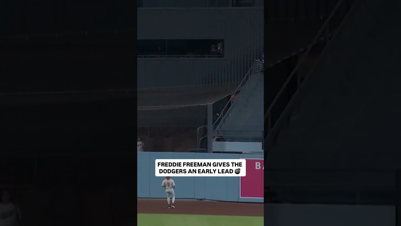 Freddie Freeman homers to give the Dodgers an early lead over the Phillies 👏 Freddie Freeman homers to give the Dodgers an early lead over the Phillies 👏