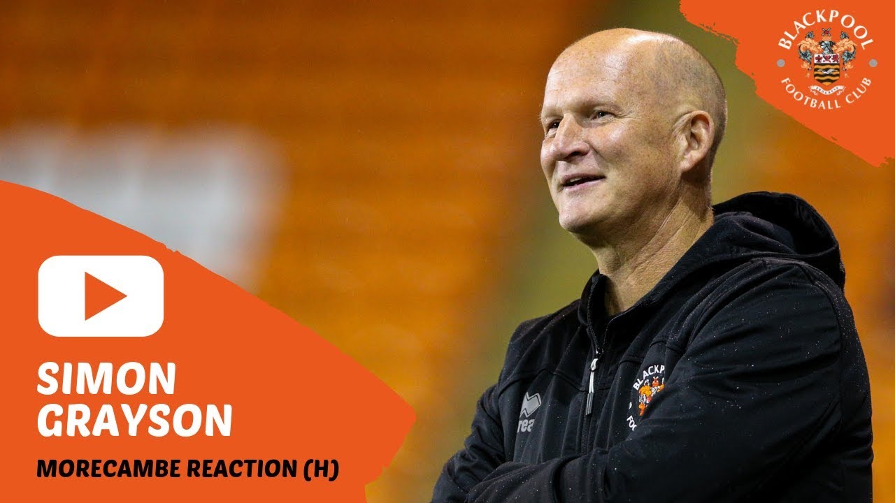 Morecambe Reaction | Simon Grayson