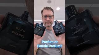 Bleu de Chanel. Parfum or Eau de Parfum? #bleudechanel #chanel #fragrance #perfume #cologne