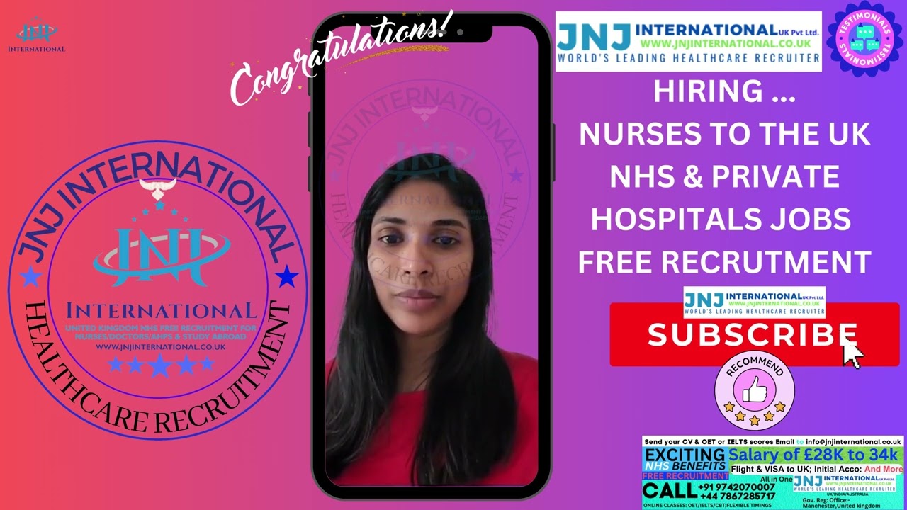 NURSES TO THE UK NHS & PRIVATE HOSPITAL JOBS - ''FULFILL YOUR DREAMS WITH JNJ INTERNATIONAL''