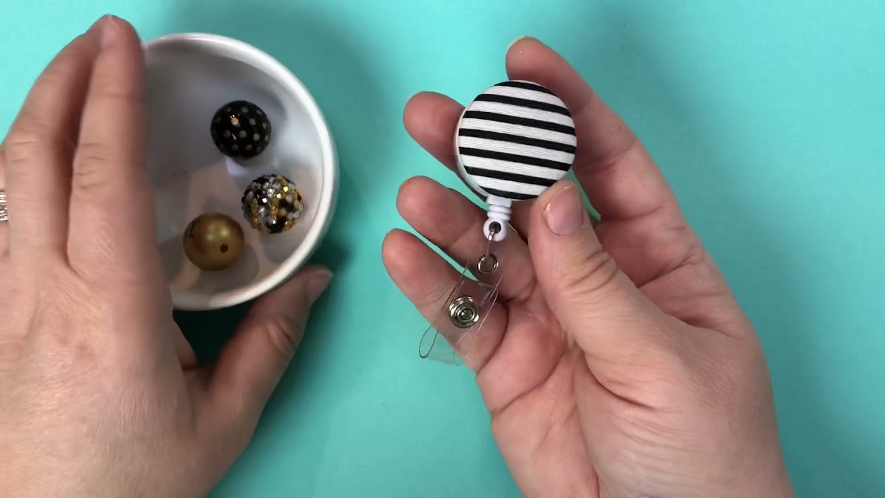 Beaded Badge Reel Tutorial 