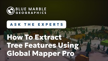 How To Extract Tree Features Using Global Mapper Pro | Ask The Experts