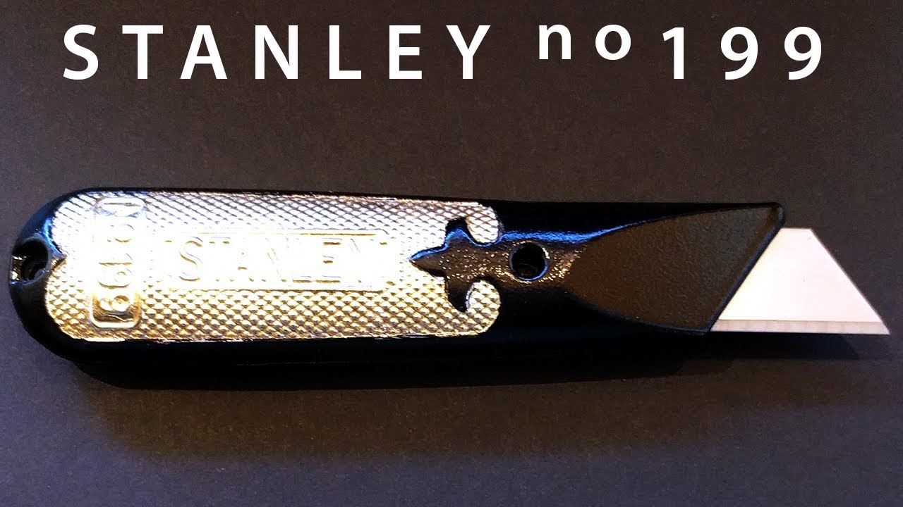 "Gilding the Stanley" My Customization of the Stanley 199 Knife YouTube