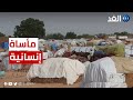 السودان نساء يهربن من العنف في دارفور إلى مخيم على الحدود التشادية 