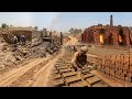 Amazing Brick Making Process From Clay to Strong Bricks