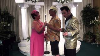 Steve & Veronica Las Vegas Elvis Wedding at A Elvis Chapel on 08 01 13