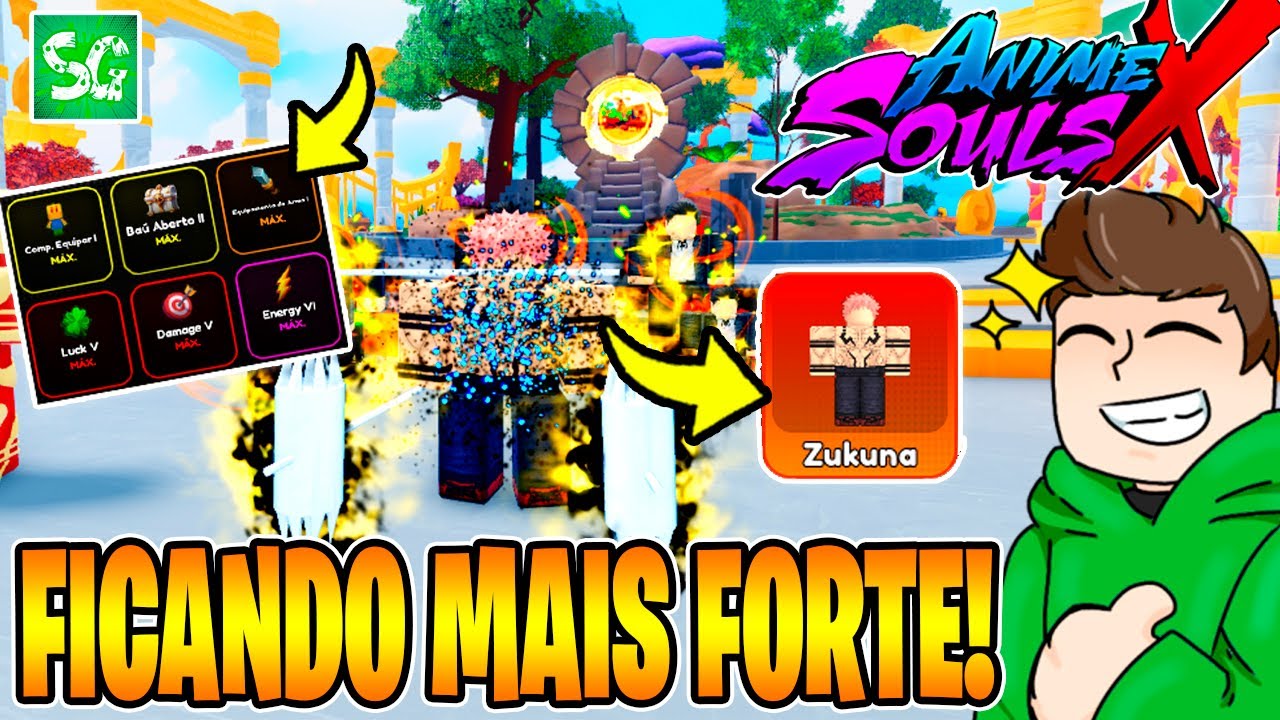 CORRE! ZERANDO A NOVA ATUALIZAÇÃO E FICANDO MUITO FORTE NO ANIME SOULS ...