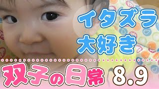 【いたずら】双子赤ちゃんの日常８月９日～生後１１ヵ月の双子育児～ screenshot 5