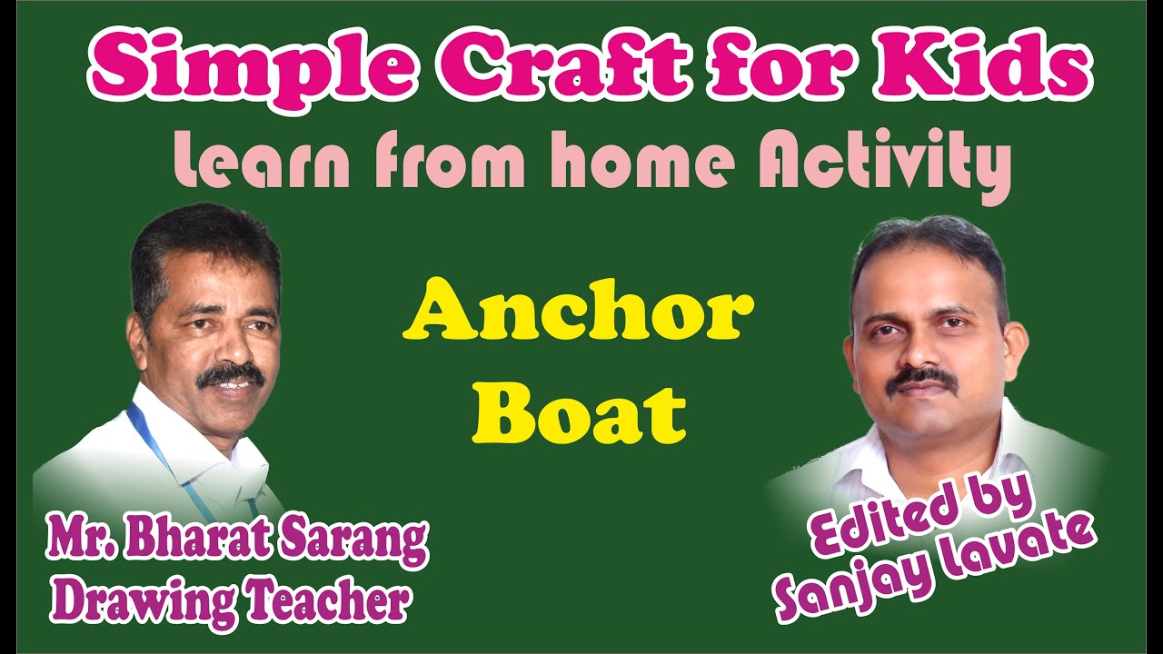 Simple Craft for Kids - Anchor Boat