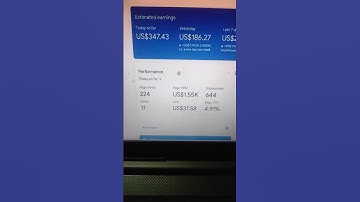 Google AdSense earning report for my clients monetized website