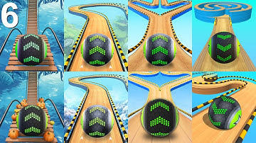 Going Balls Speedrun, Funny Fails Vs Challenge, Portal Run, Race, All Levels, Hard Levels 6