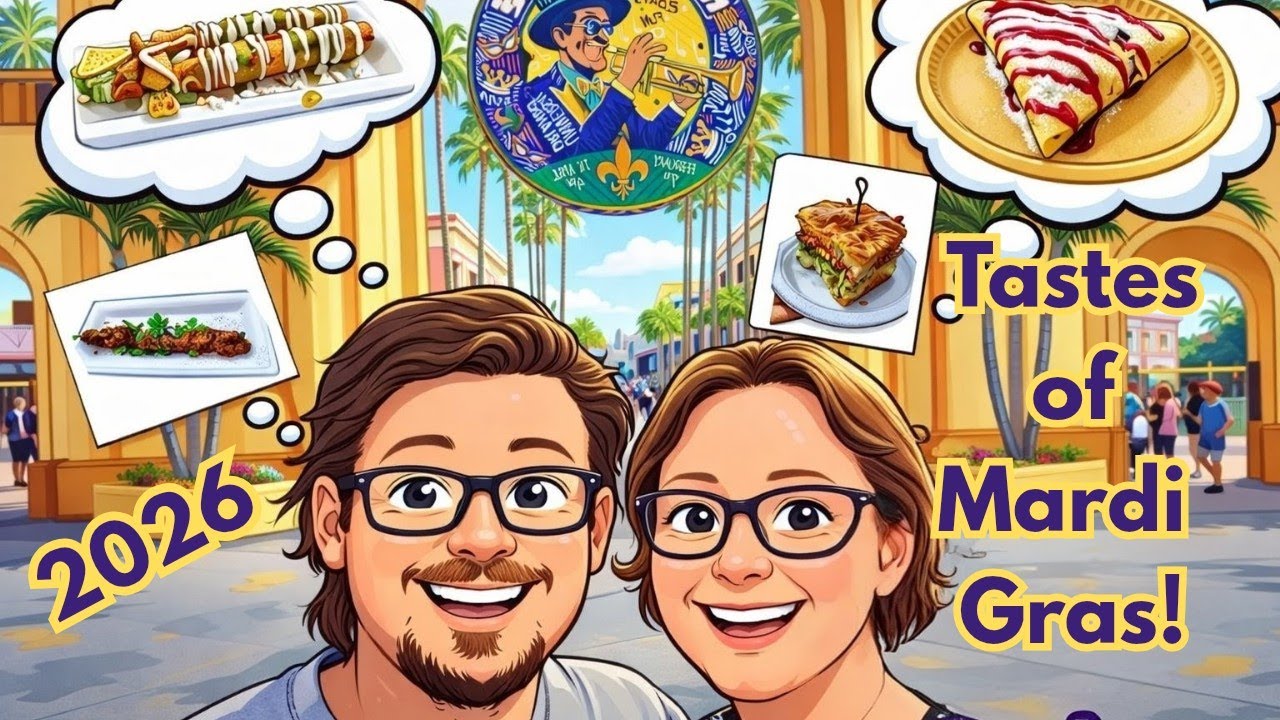 We Tried EVERY Universal Mardi Gras Food Booth | Top 3 Ranked