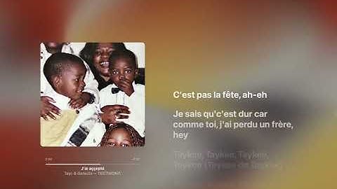 Tayc - J’æ aççepté (feat. Genezio) (Paroles)