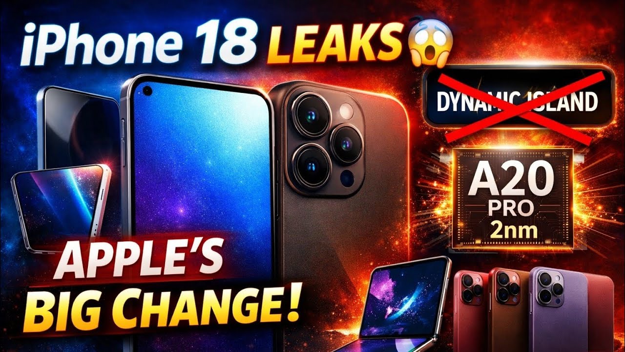 iPhone 18 லீக்ஸ் 🔥 Dynamic Island Gone? Apple Big Surprise!
