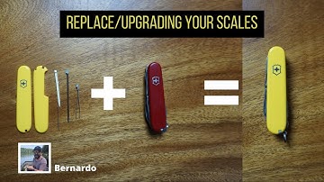 How to replace Victorinox Swiss Army Knife Scales.