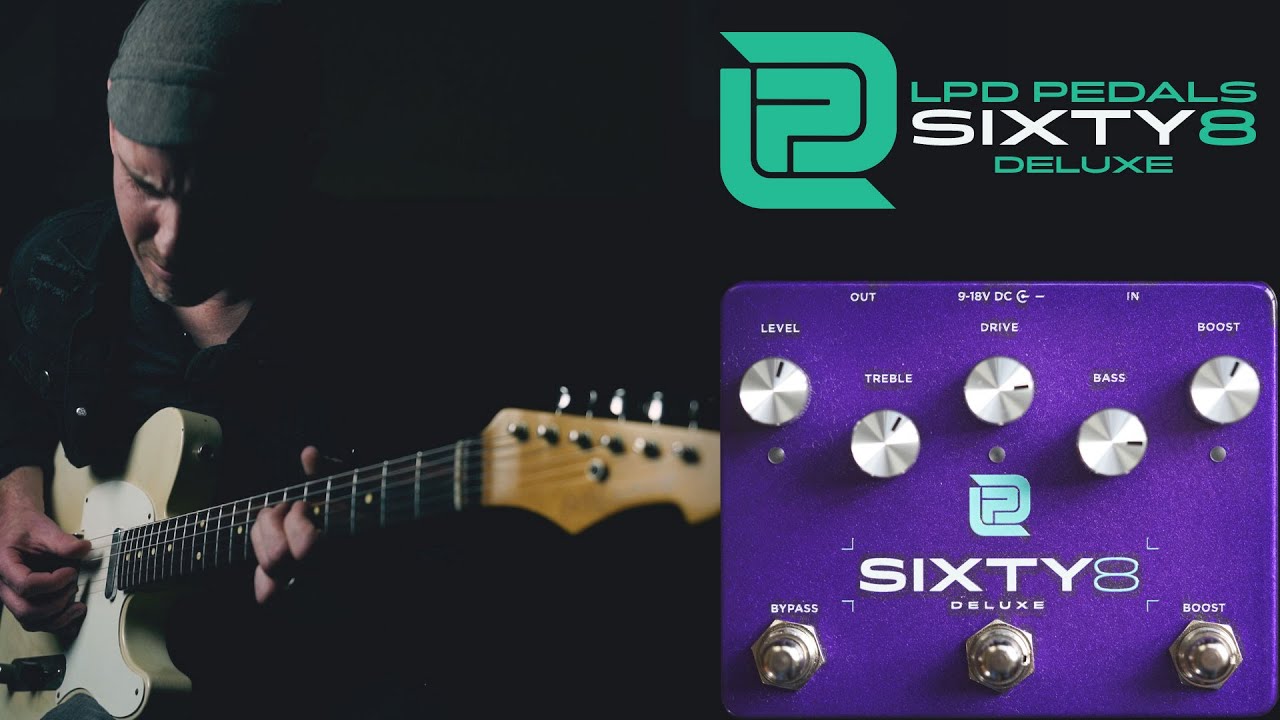 Demos in the Dark // LPD Pedals SIXTY8 Deluxe Overdrive // Pedal Demo