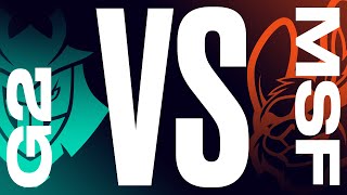 G2 vs. MSF - Playoffs Round 1 | LEC Summer | G2 Esports vs. Misfits Gaming | Game 1 (2022)