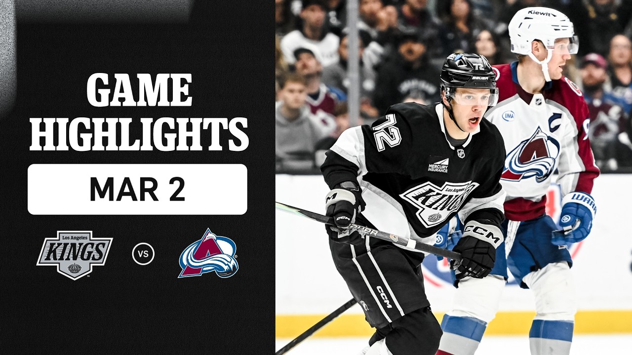 HIGHLIGHTS: Colorado Avalanche vs LA Kings | 03.02.26
