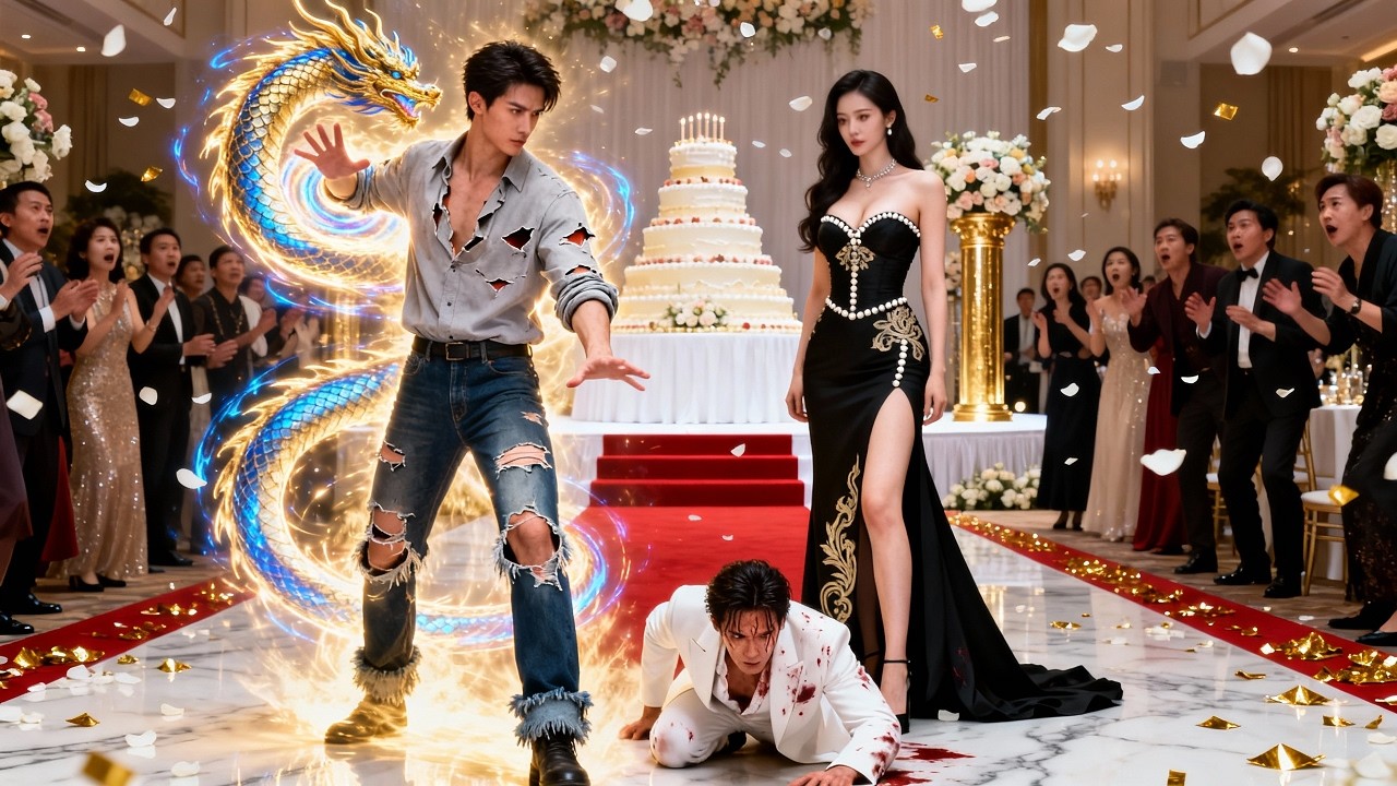 《全集》纨绔子弟欲娶穷小子未婚妻，殊不知他是龙王阁阁主，一招解决纨绔子弟！#都市 #逆袭 #男频爽剧 #战神 #战神归来 #玄幻 #都市修仙 #马甲 #扮猪吃虎 #短剧 #電影