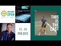 De nummer 1 van de wereld, Daniil Medvedev, komt in actie tijdens het 50e ABN AMRO Open!