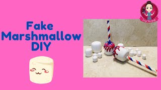 Fake Marshmallow DIY