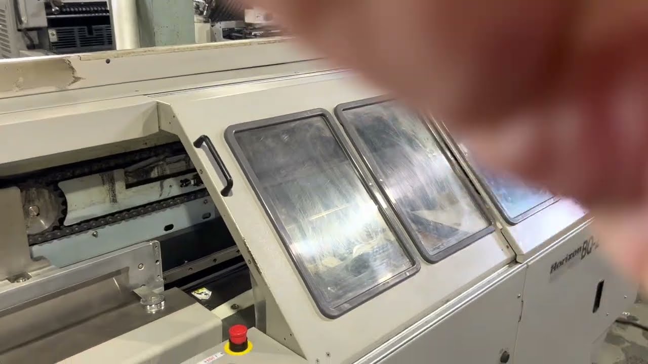 中古]自動無線綴機 製本機 BQ-270 ホリゾン(Horizon)製 動作確認動画