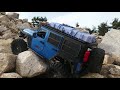 RC : Jeep Wrangler Rubicon JK(CJ10 Base) Offroad &amp; rock trial