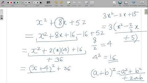 How to complete squares for quadratic expressions by Mr. Rohit Gupta | IXPOE