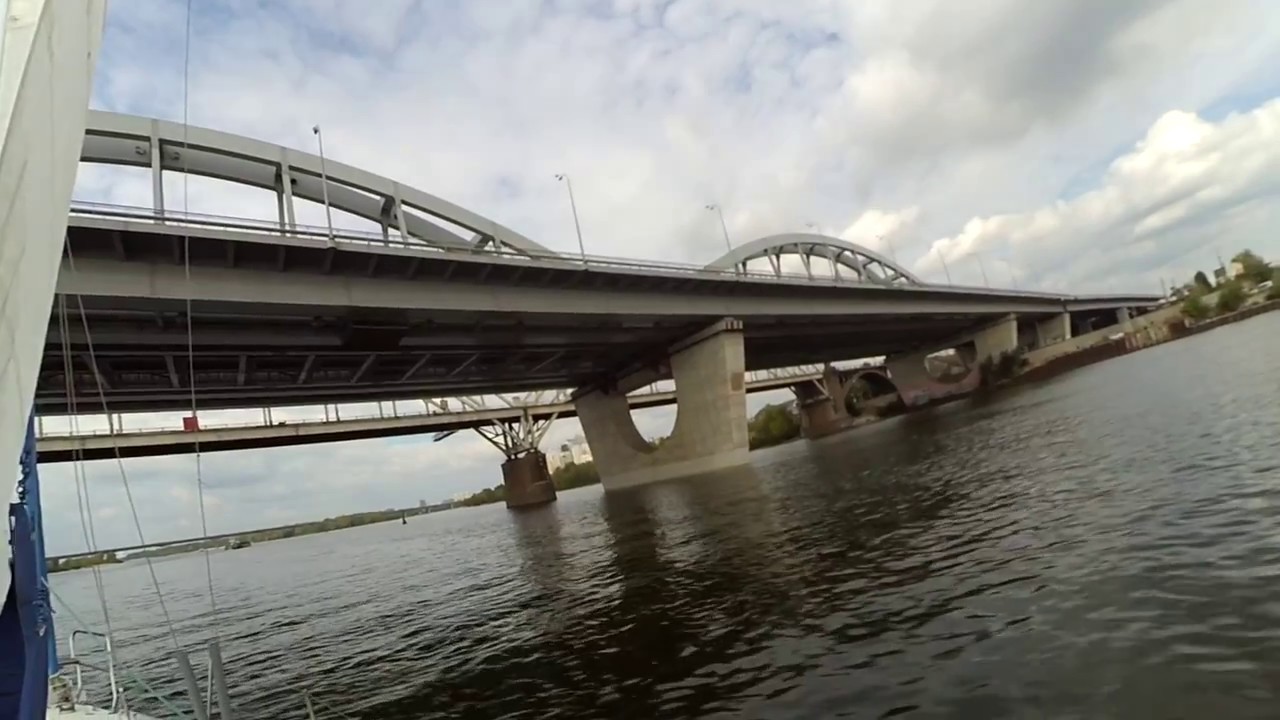 Мост киев взорван