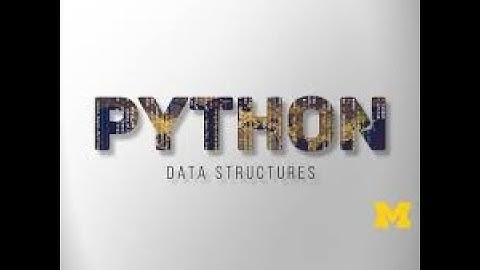 python data structure full course
