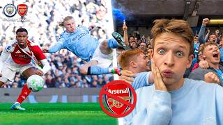 The Moment Man City Win Premier League Vs Arsenal