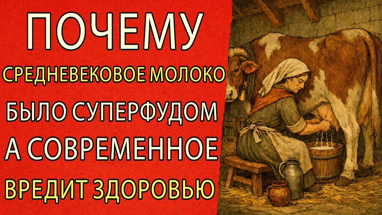 Почему средневековое молоко было суперфудом, а современное вредит здоровью