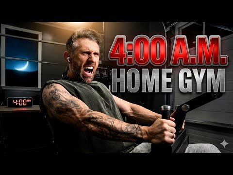 My 'minimalist' 4 A.m. Home Gym Setup