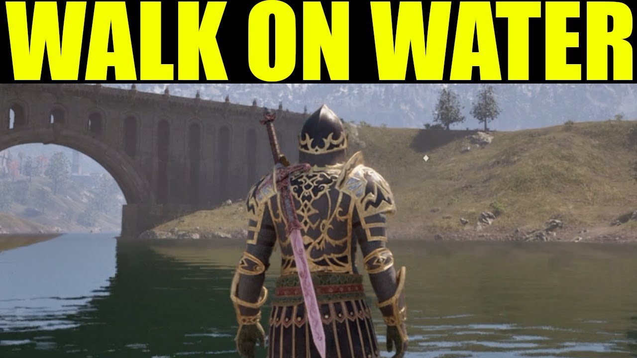 How to WALK ON WATER in oblivion remastered (Best Secret