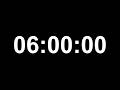 6 Hour Countdown Timer ⏳ (NO ADS, No Copyright)